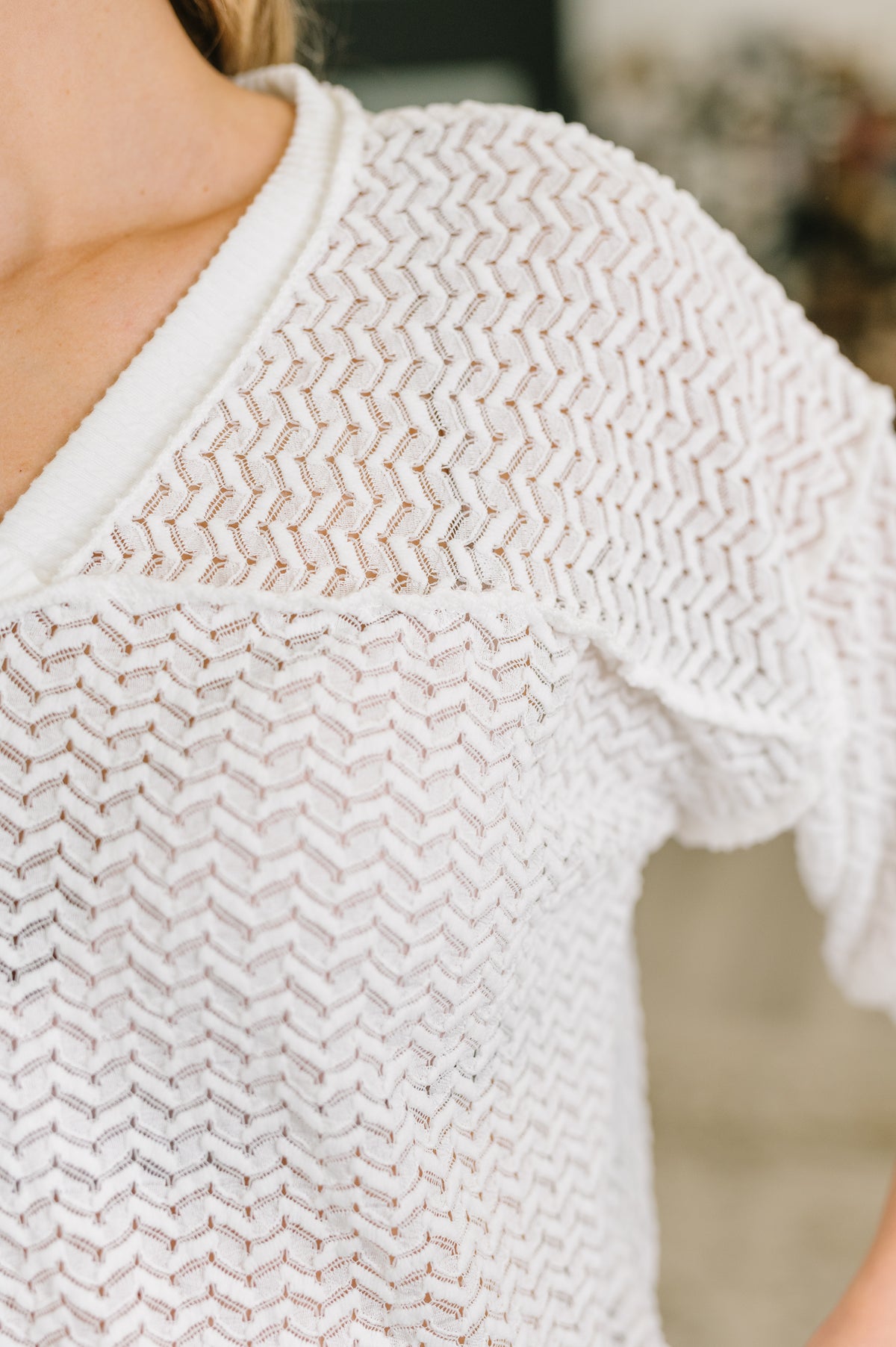 Beginning to Care Textured Oversized Top - 6/9/2026