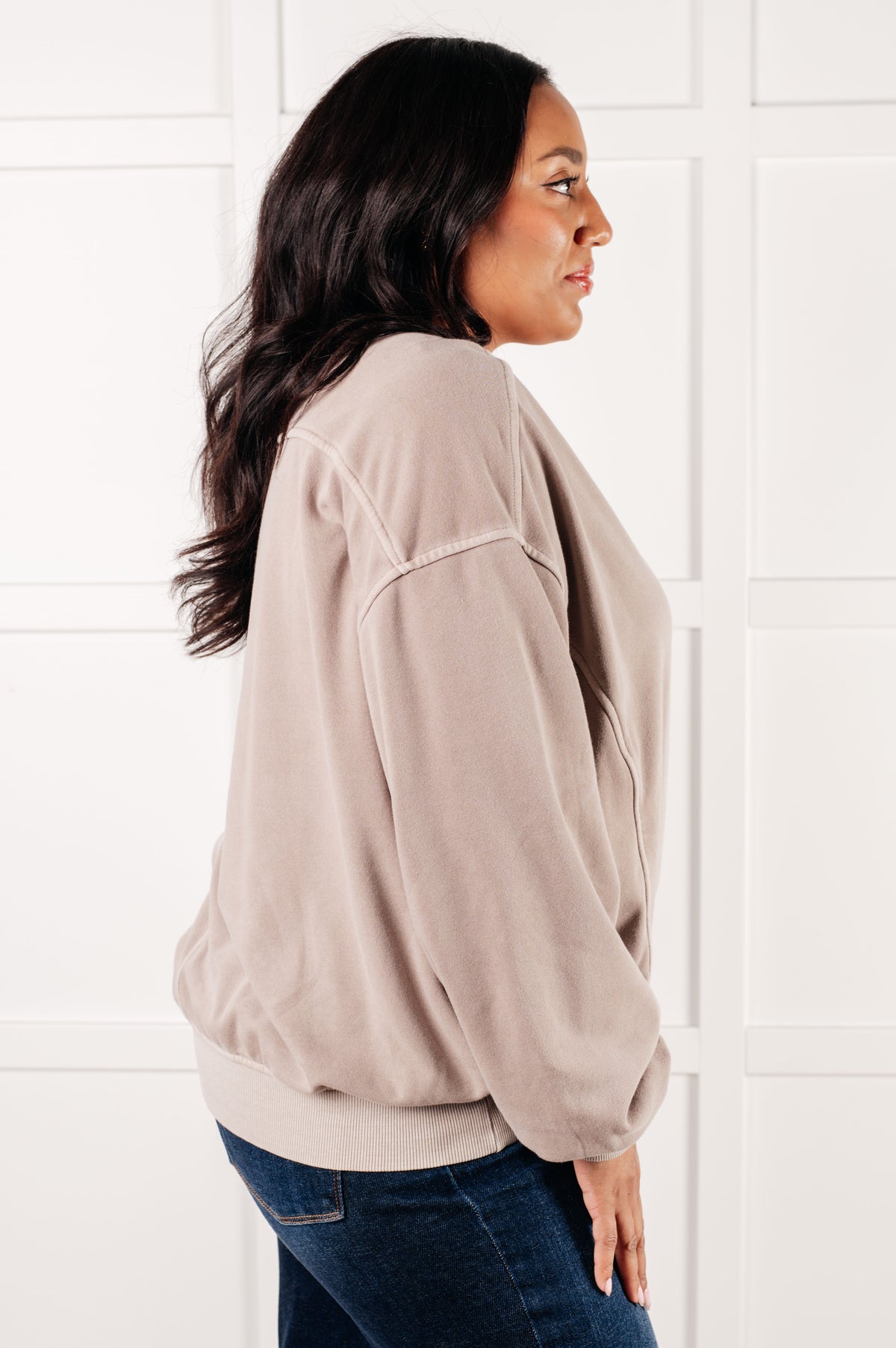 Beyond the Basics Pullover in Ash Mocha - 1/8/2025