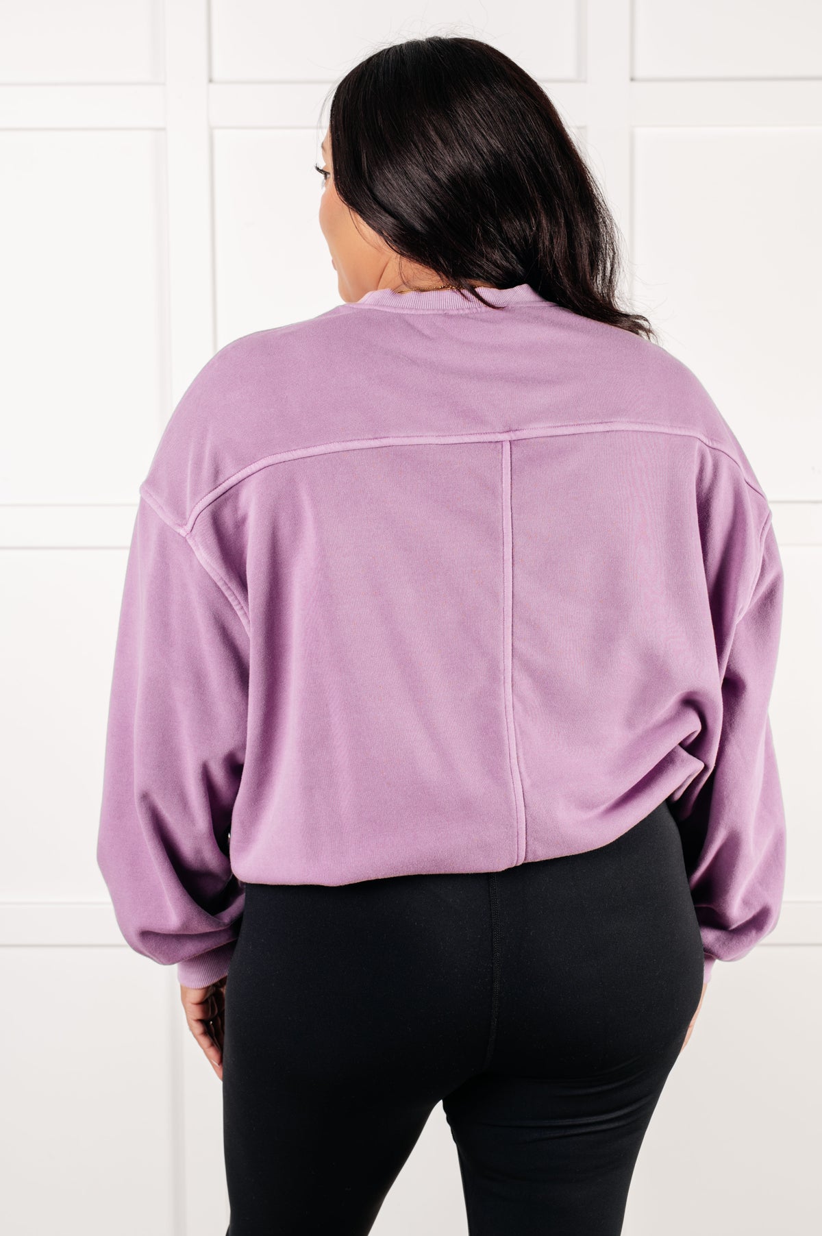 Beyond the Basics Pullover in Violet - 1/8/2025