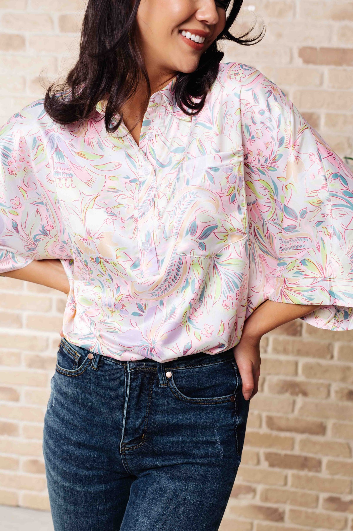 Blissful Botanicals Blouse - 3/20/2025