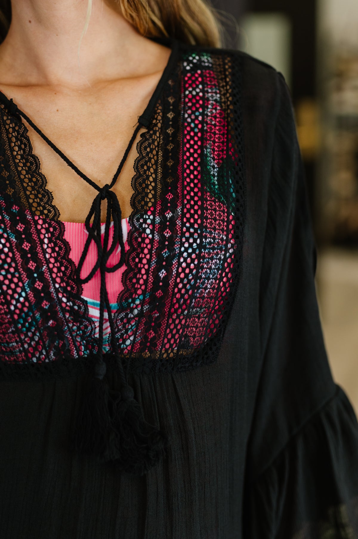 Boheme Bay Swim Cover Up in Black - 6/6/2025 NEW