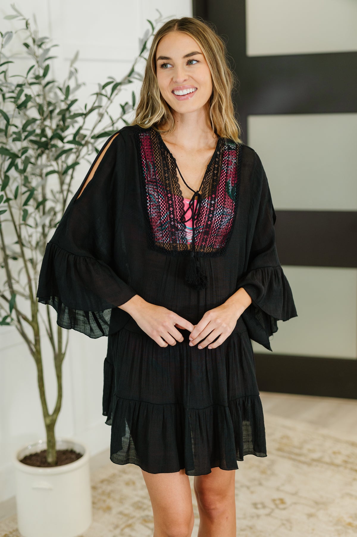 Boheme Bay Swim Cover Up in Black - 6/6/2025 NEW