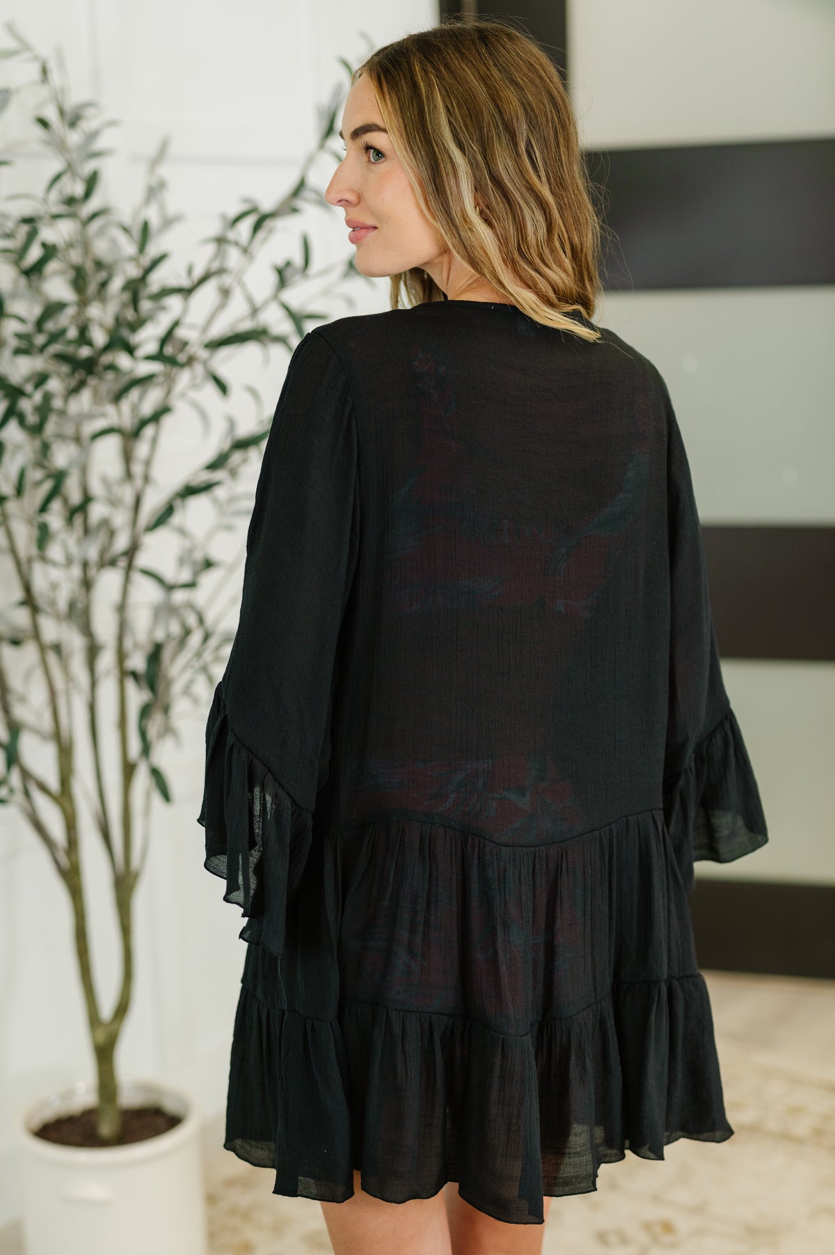 Boheme Bay Swim Cover Up in Black - 6/6/2025 NEW