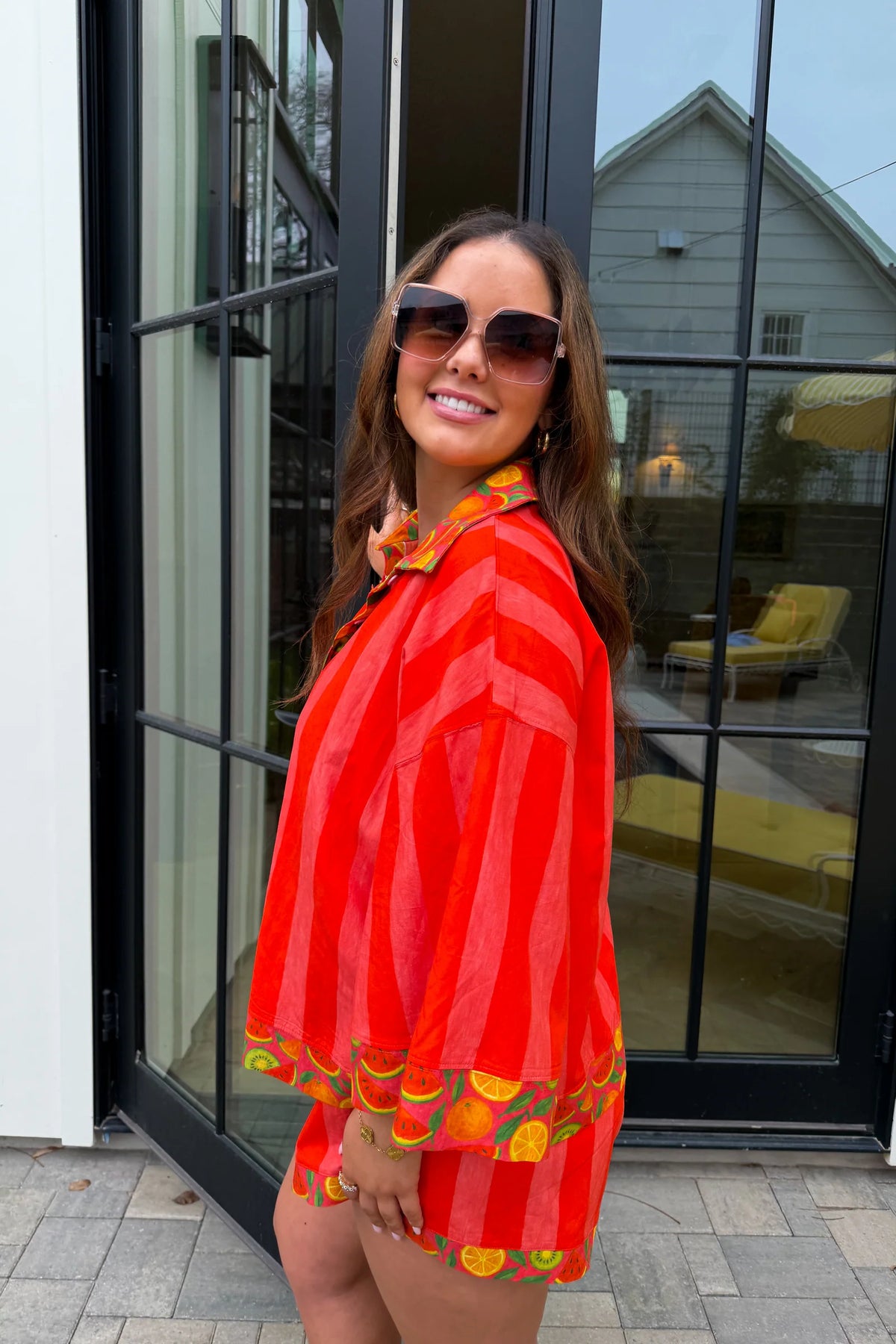 PREORDER: Fruit Salad Button Down Top