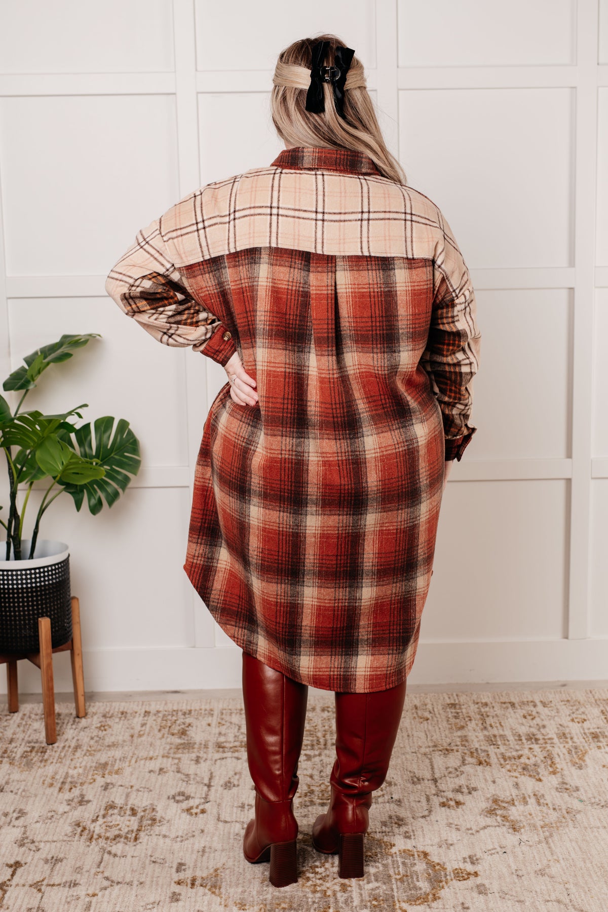 Cabin Fever Flannel Plaid Oversized Shacket - 11/5/2024