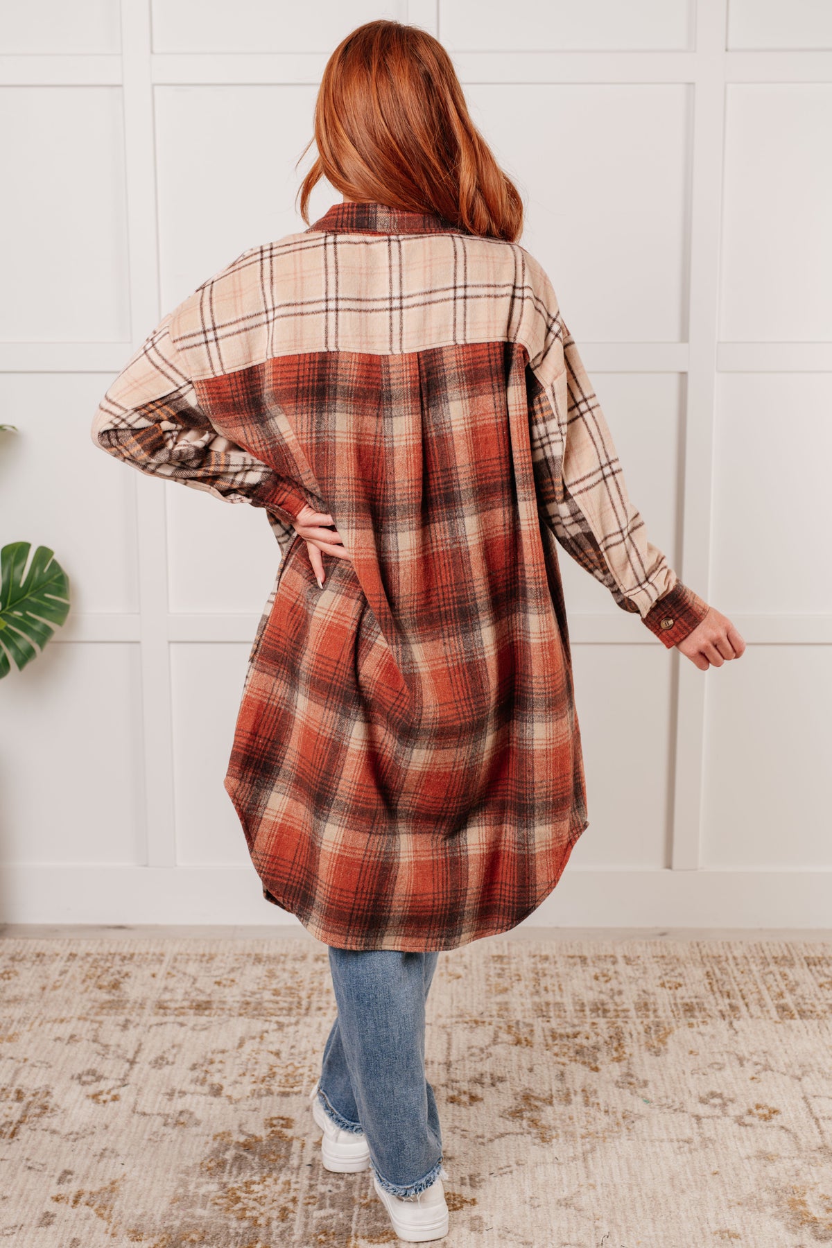 Cabin Fever Flannel Plaid Oversized Shacket - 11/5/2024