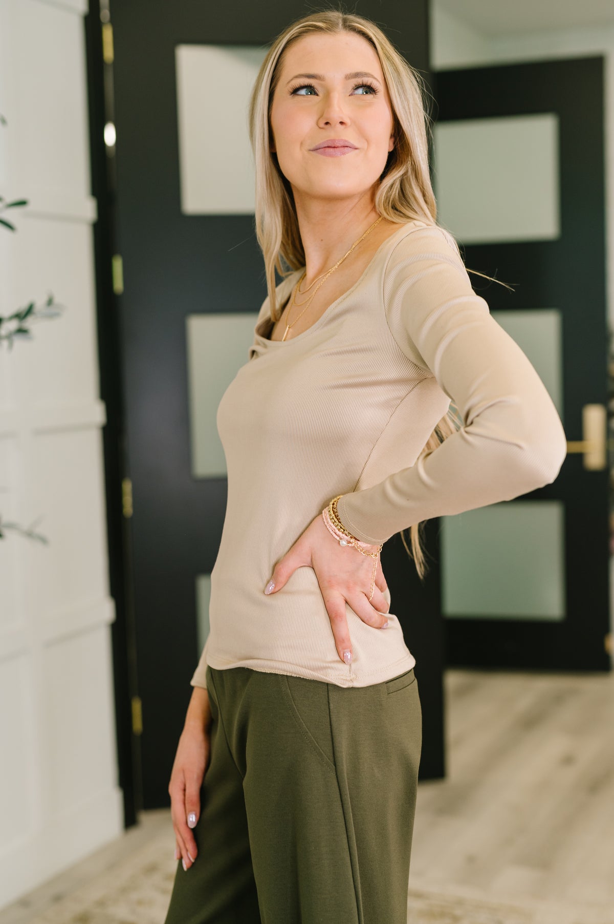 Can You Believe It Basic Long Sleeve Top In Sand - 9/22/2025