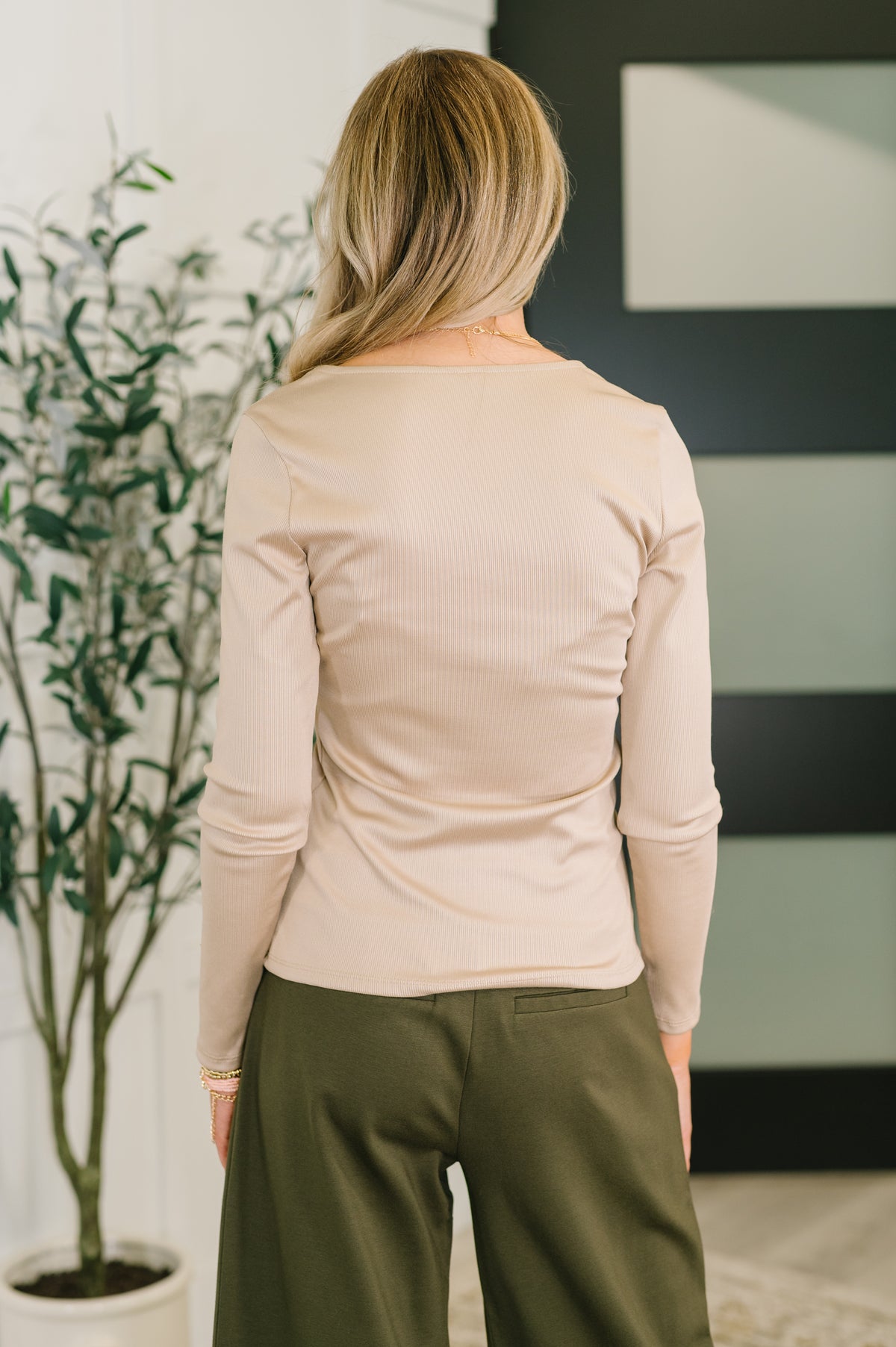 Can You Believe It Basic Long Sleeve Top In Sand - 9/22/2025
