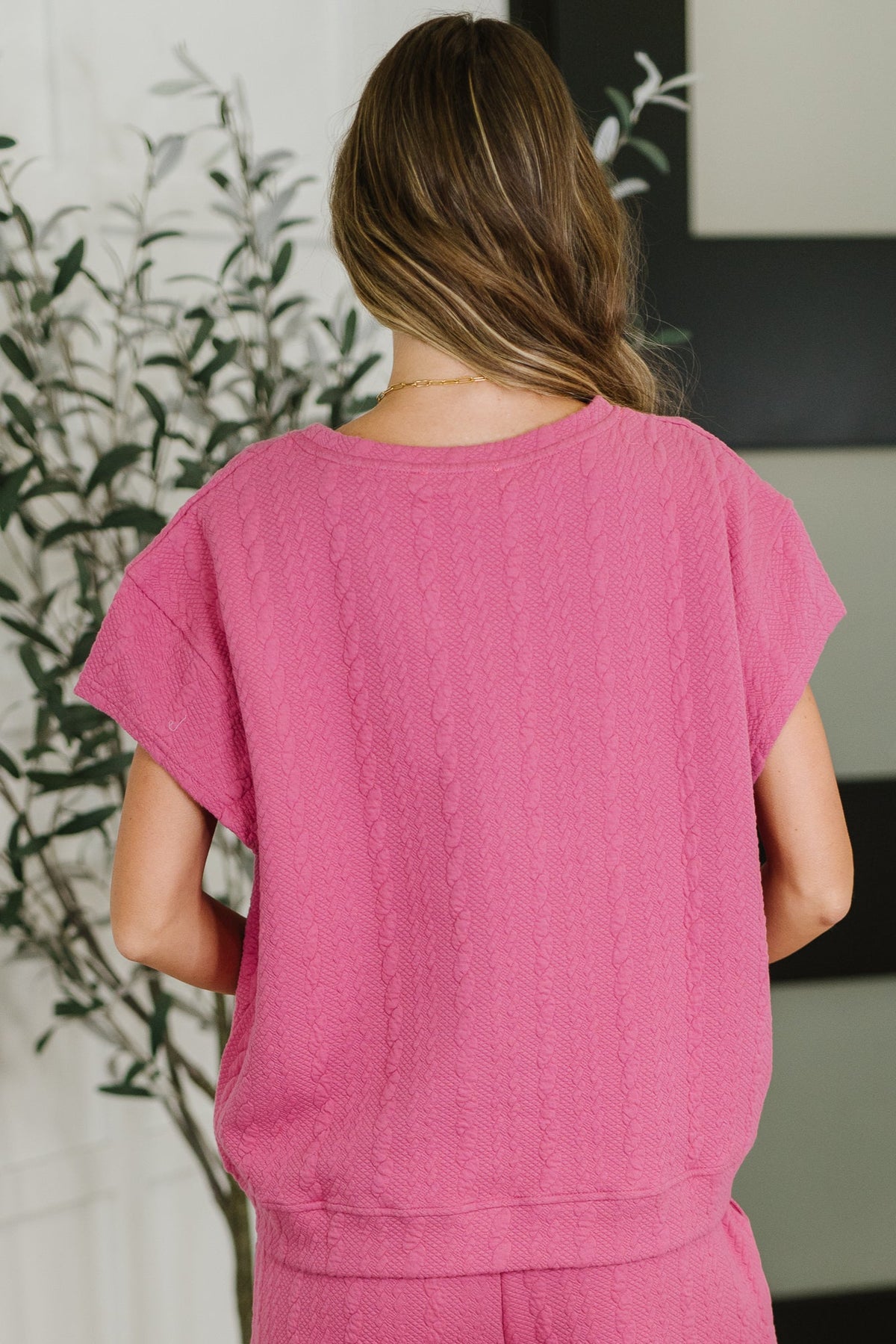 Can't Quit You Drop Shoulder Top in Magenta - 6/27/2025 NEW