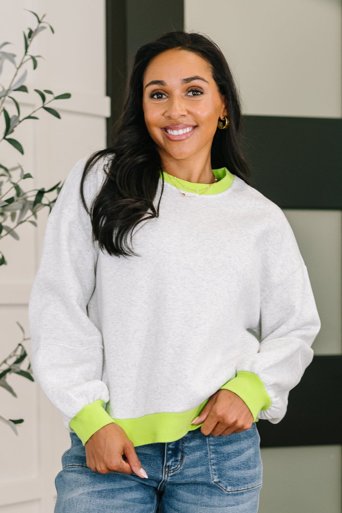 Can't Quit the Knit Contrast Pullover - 10/21/2025