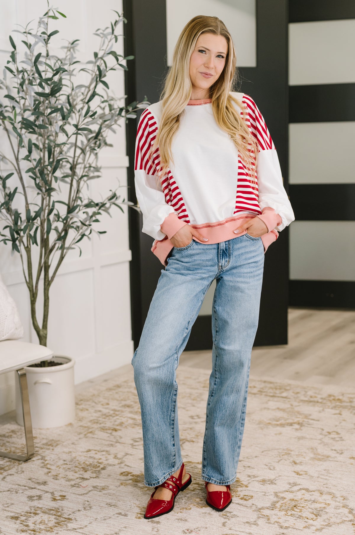 Candy Stripes & Chill Sweatshirt - 11/18/2025