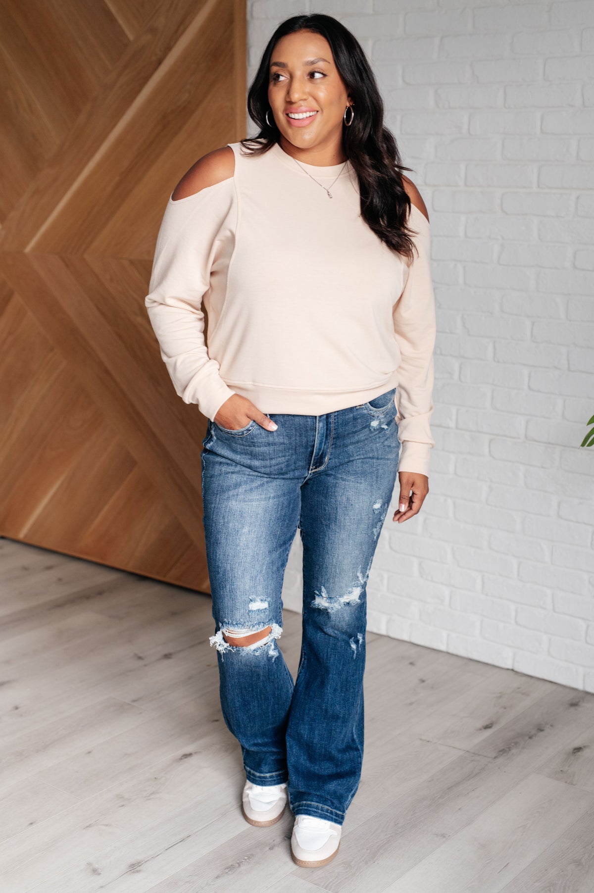 Carefully Crafted Cold Shoulder Blouse - 9/13/2024