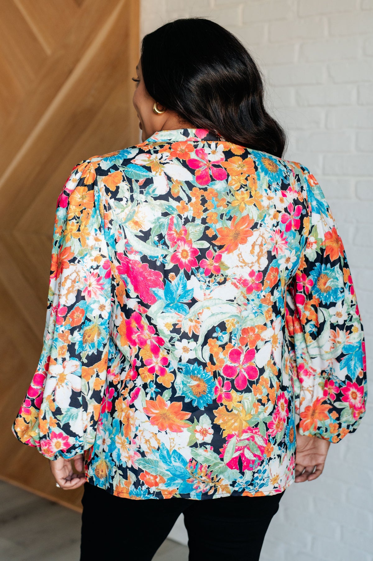 Carry Me Away Floral Peplum Blouse - 12/31/2024