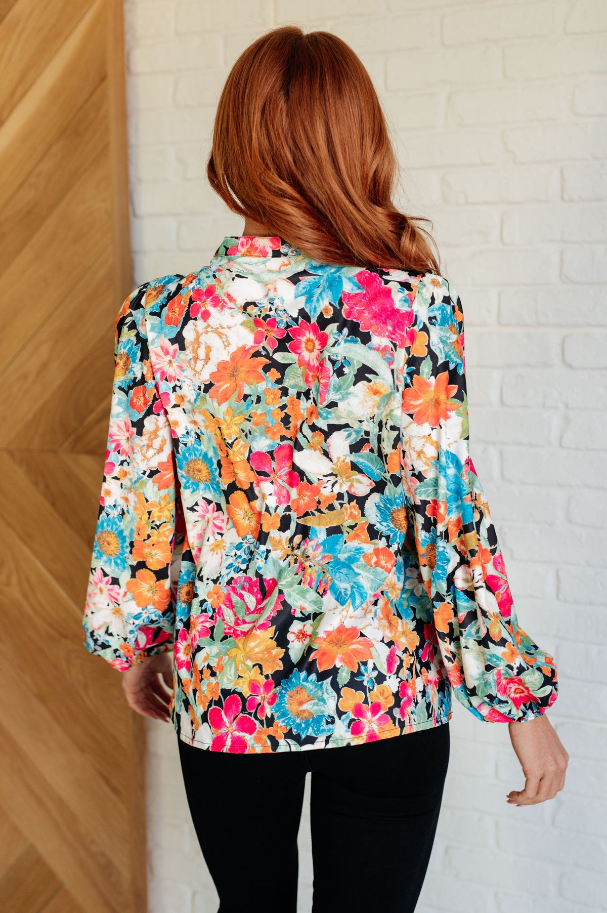 Carry Me Away Floral Peplum Blouse - 10/8/2024