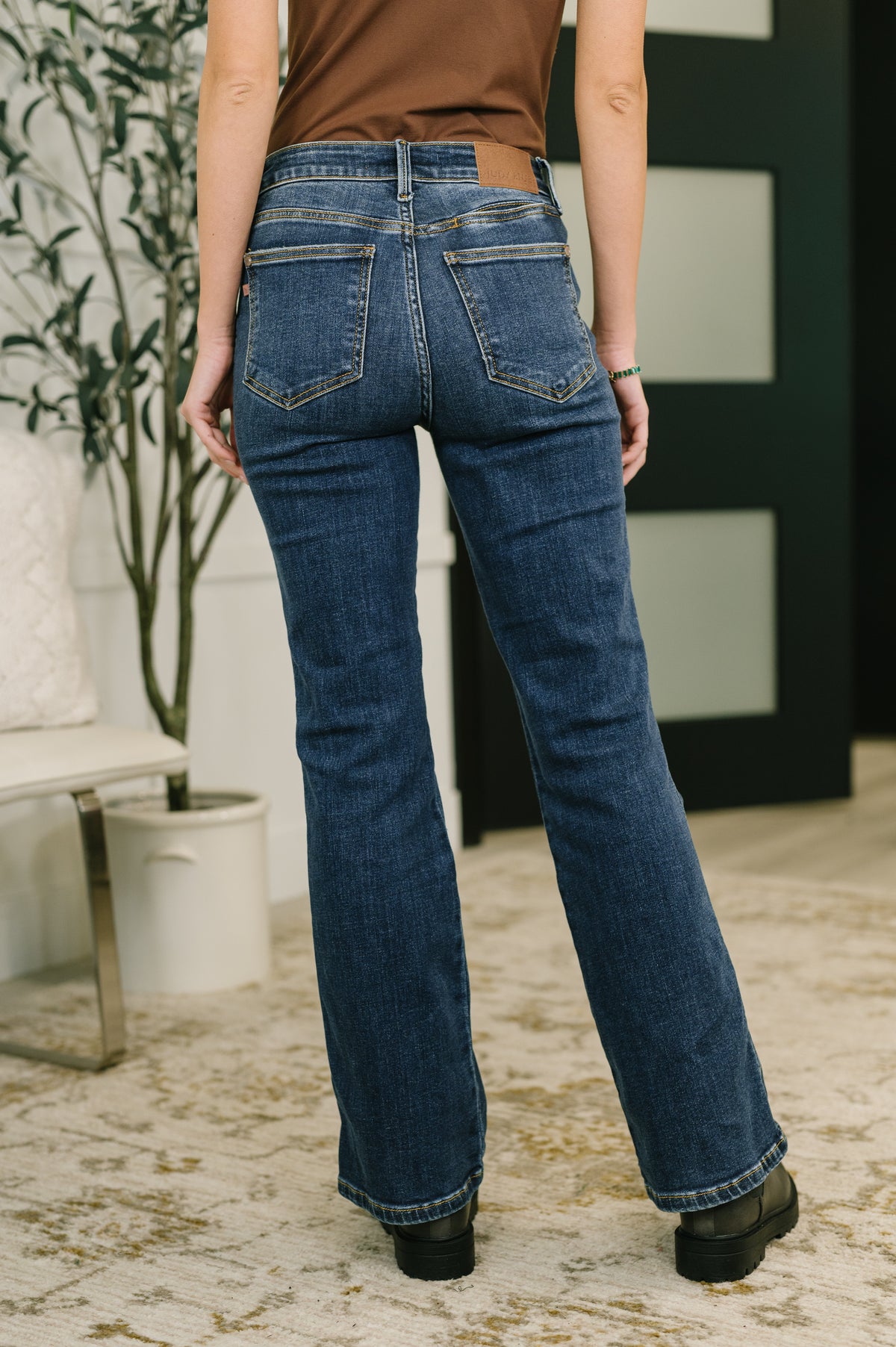 Casey Mid Rise Bootcut with Cell Phone Back Pocket & Slit - 1/7/2026