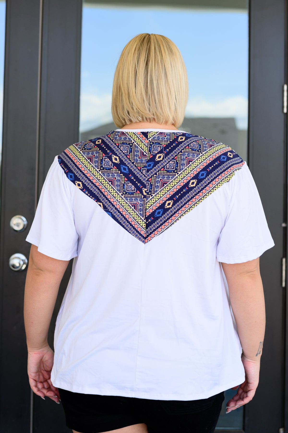Casually Boho Keyhole Neckline Top - 6/12/2025