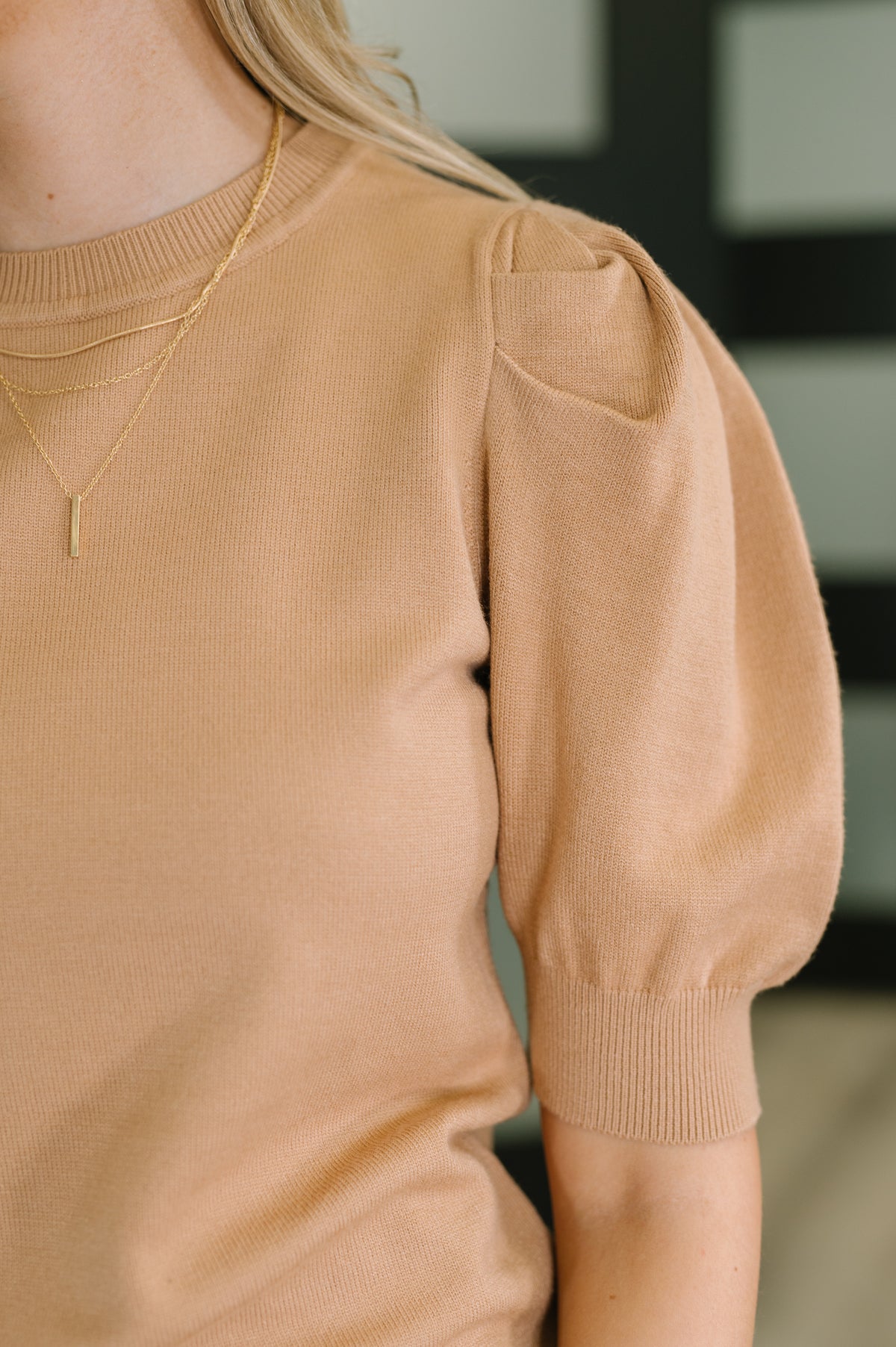 Casually Classy Puff Sleeve Blouse in Brush - 10/3/2025