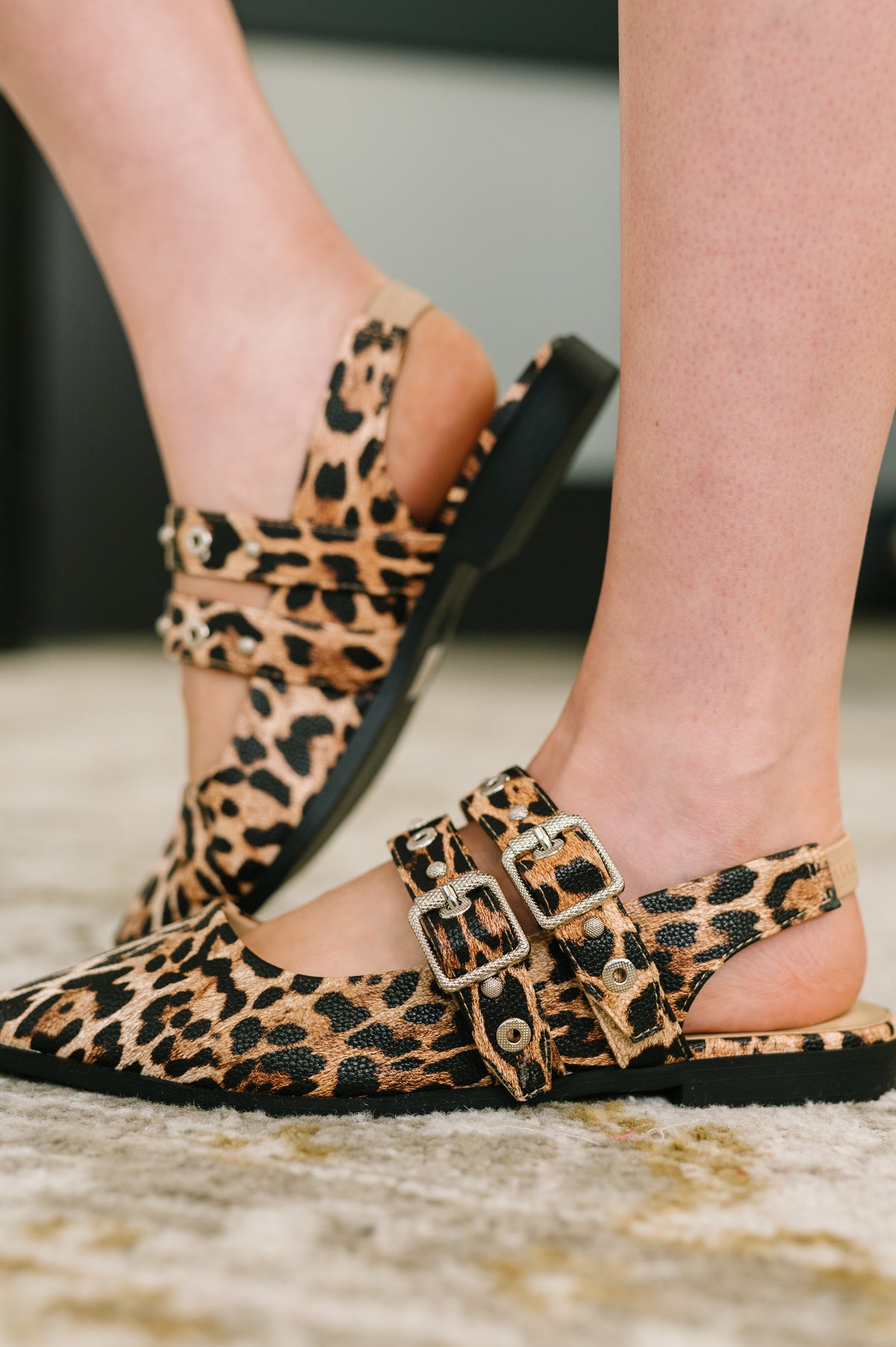 Catwalk Buckle Pointy Toe Flats - 10/28/2025
