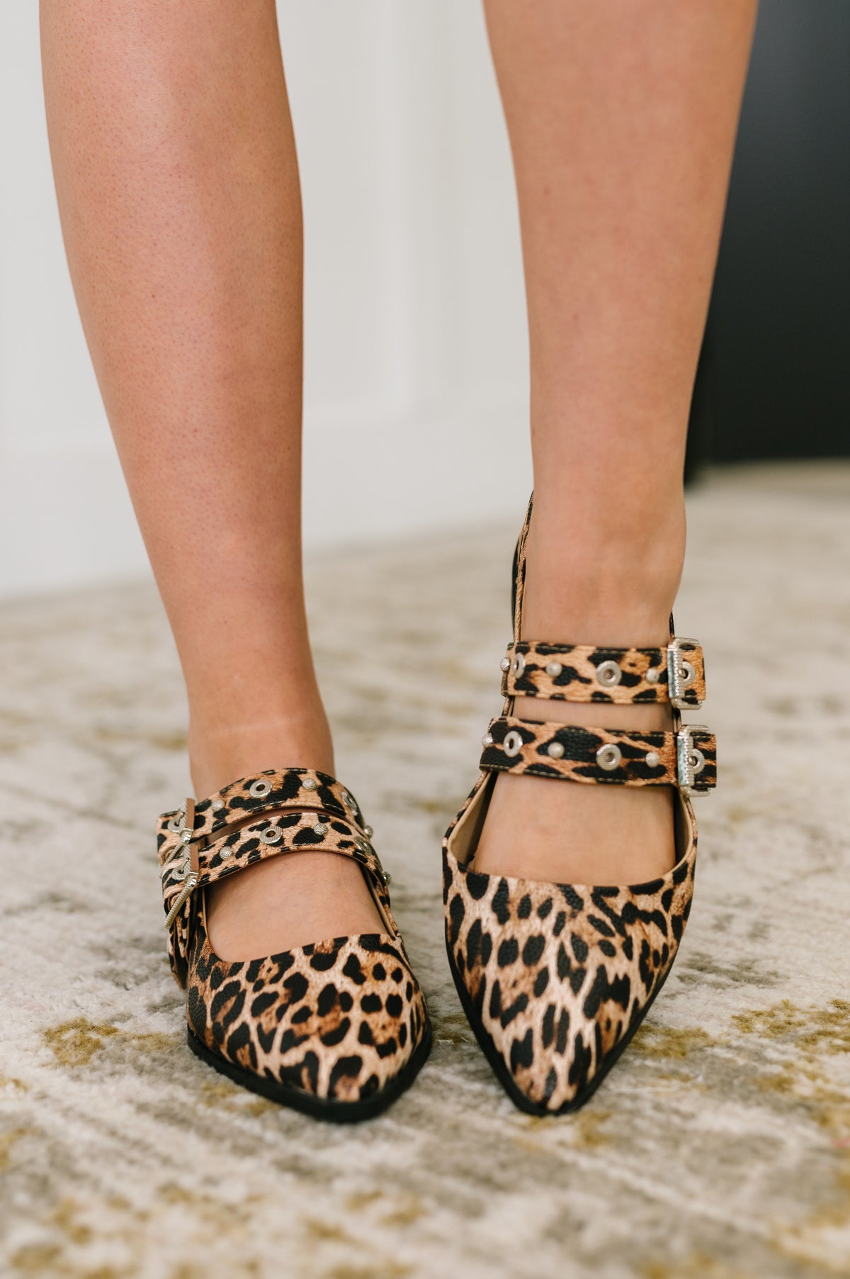 Catwalk Buckle Pointy Toe Flats - 10/28/2025