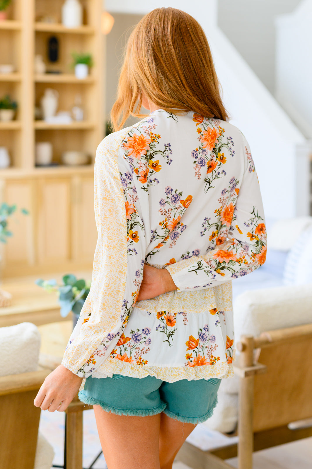 Chasing Butterflies Babydoll Blouse - 5/12/2023