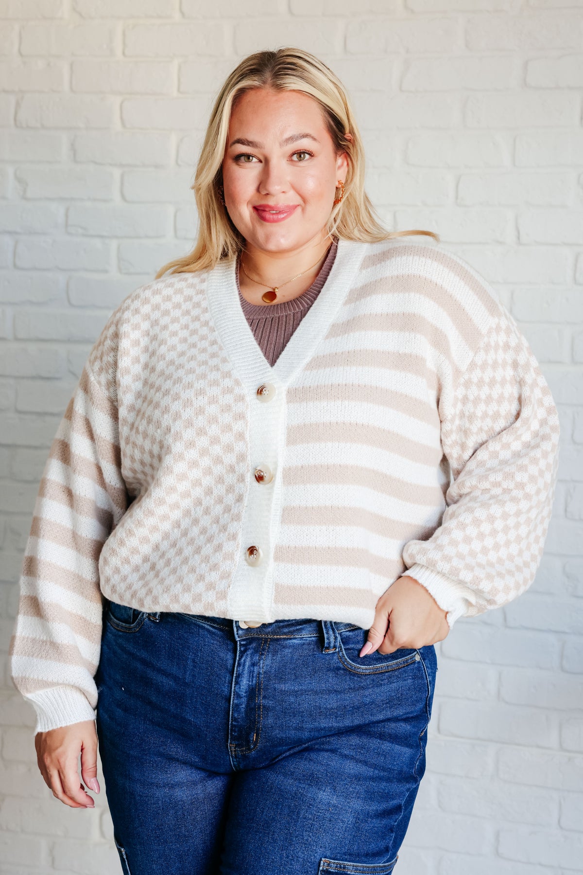 Check That Line Cardigan - 9/25/2025