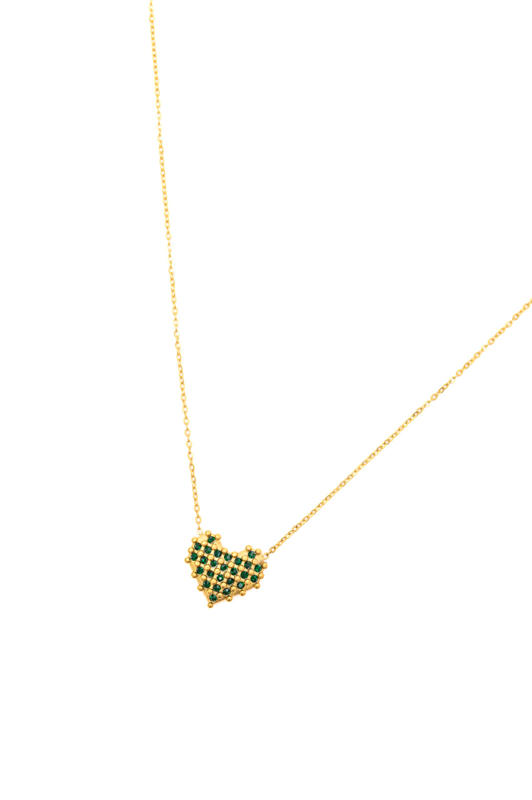 Checkered Heart Necklace - 11/29/2024