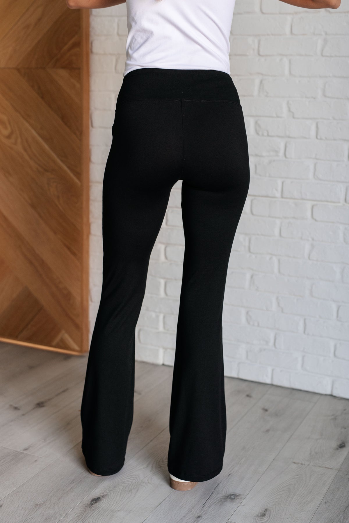 Checking Out Myself Flare Leggings in Black - 10/30/2024