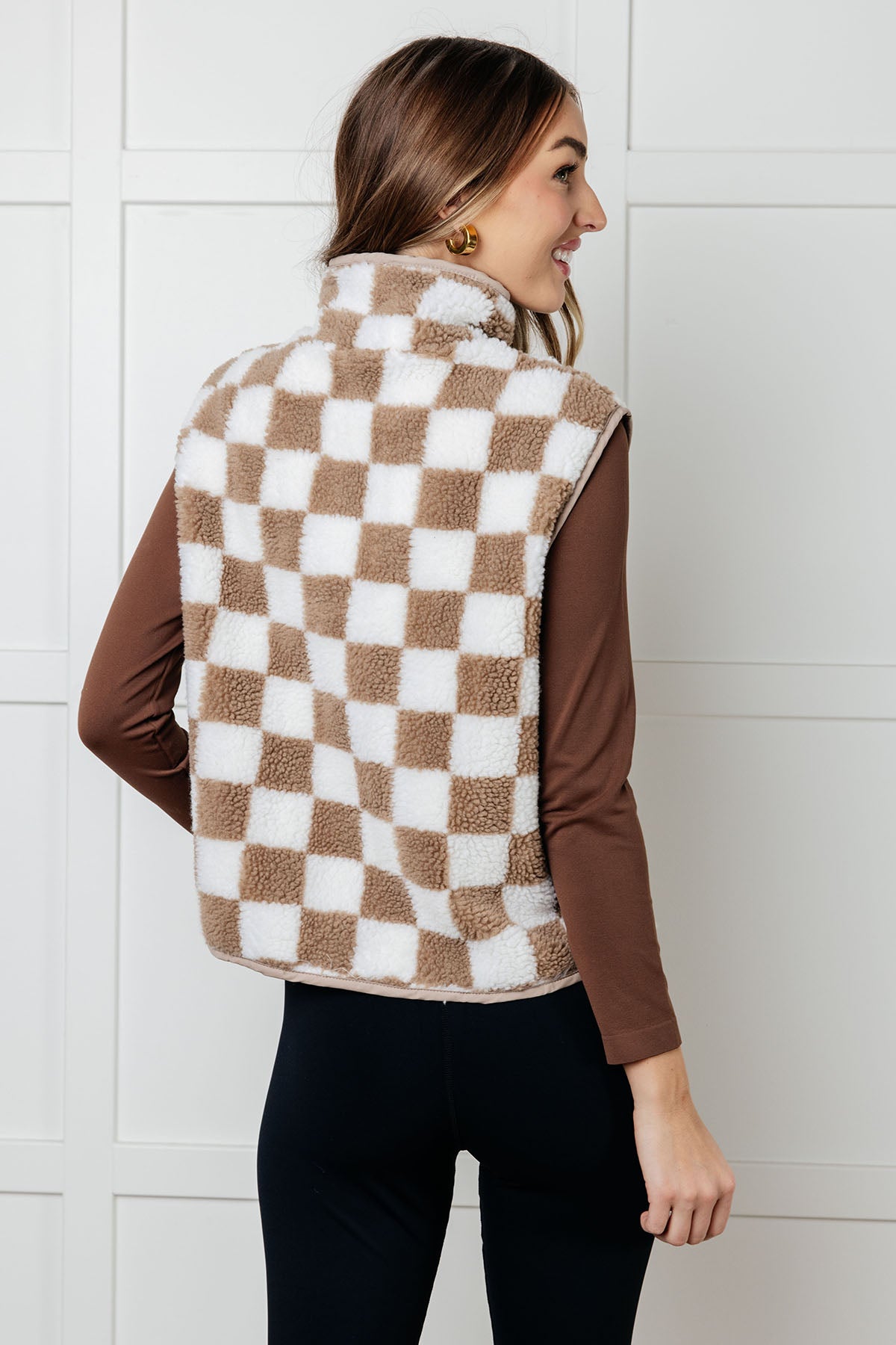 Check it Out Checkered Fleece Vest - 12/31/2024