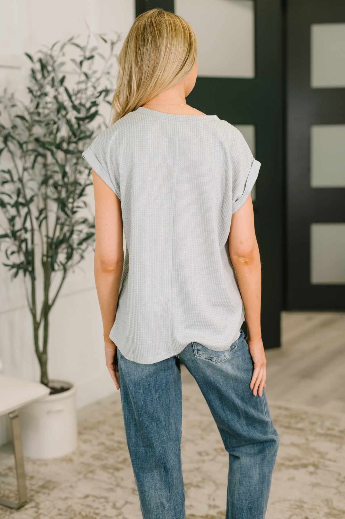 Classic Timeless V-Neck Tee in Pearl Grey - 5/1/2026 NEW