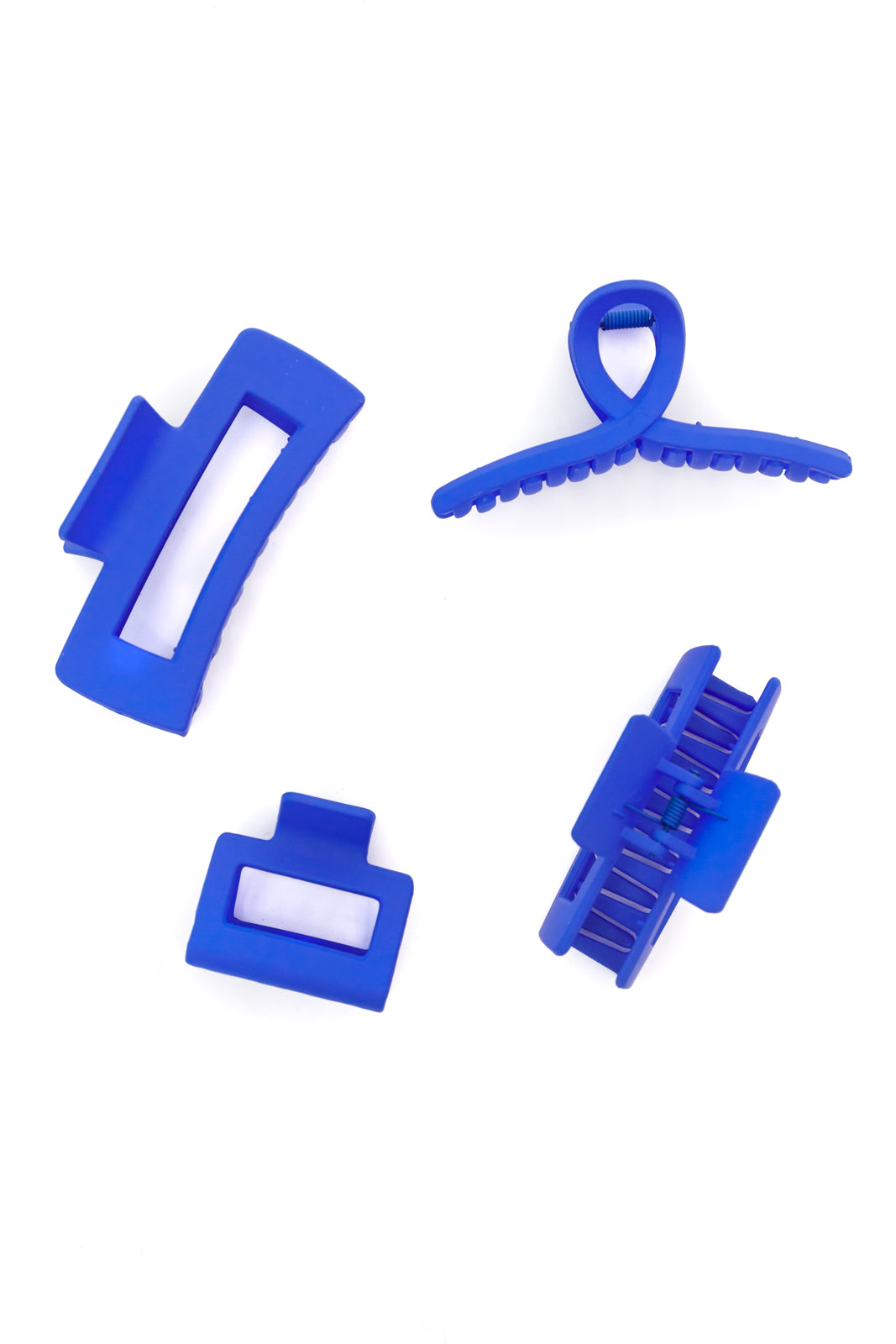 Claw Clip Set of 4 in Royal Blue - 6/6/2023