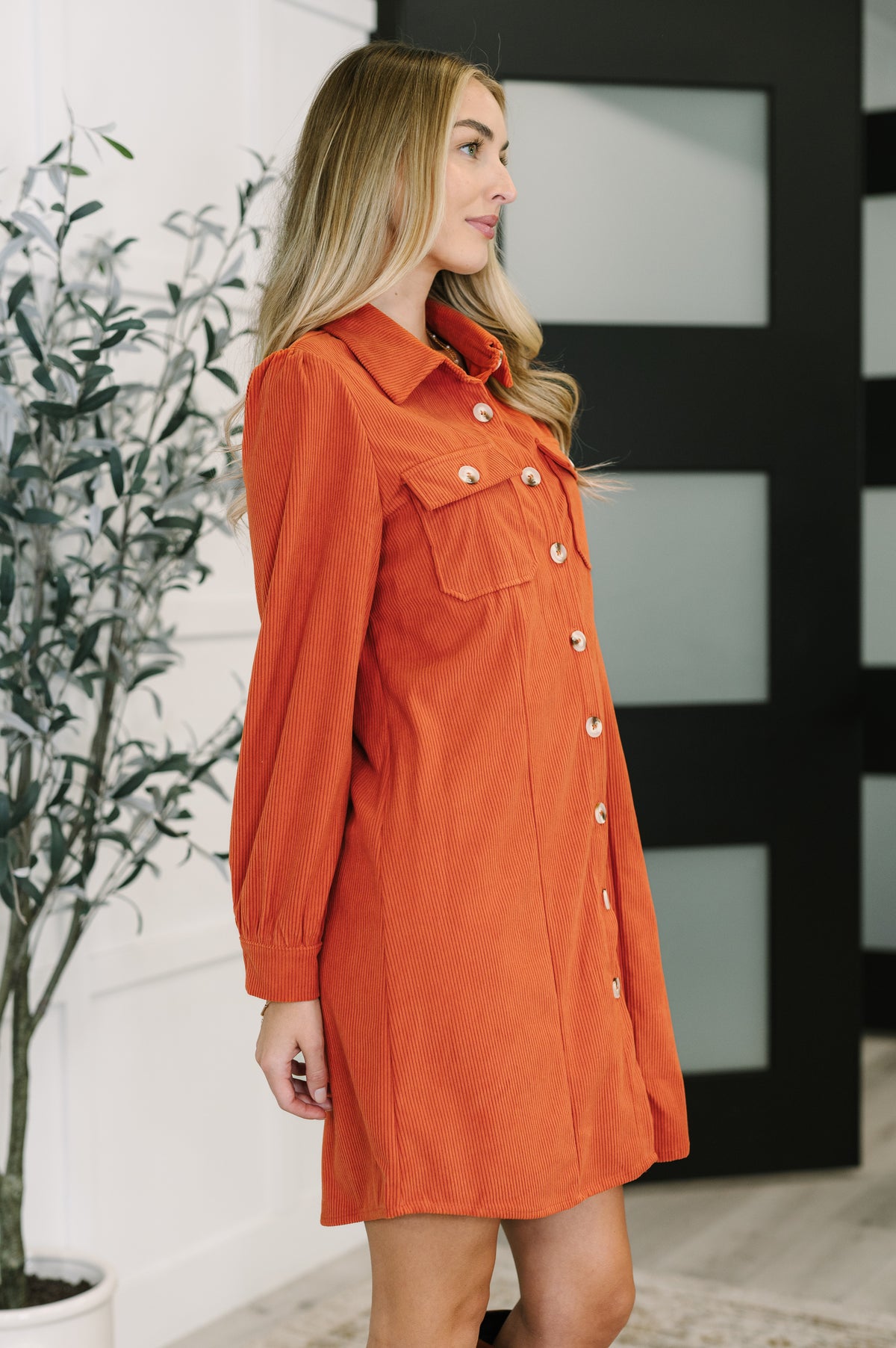 Clever in Corduroy Shirt Dress - 10/10/2025