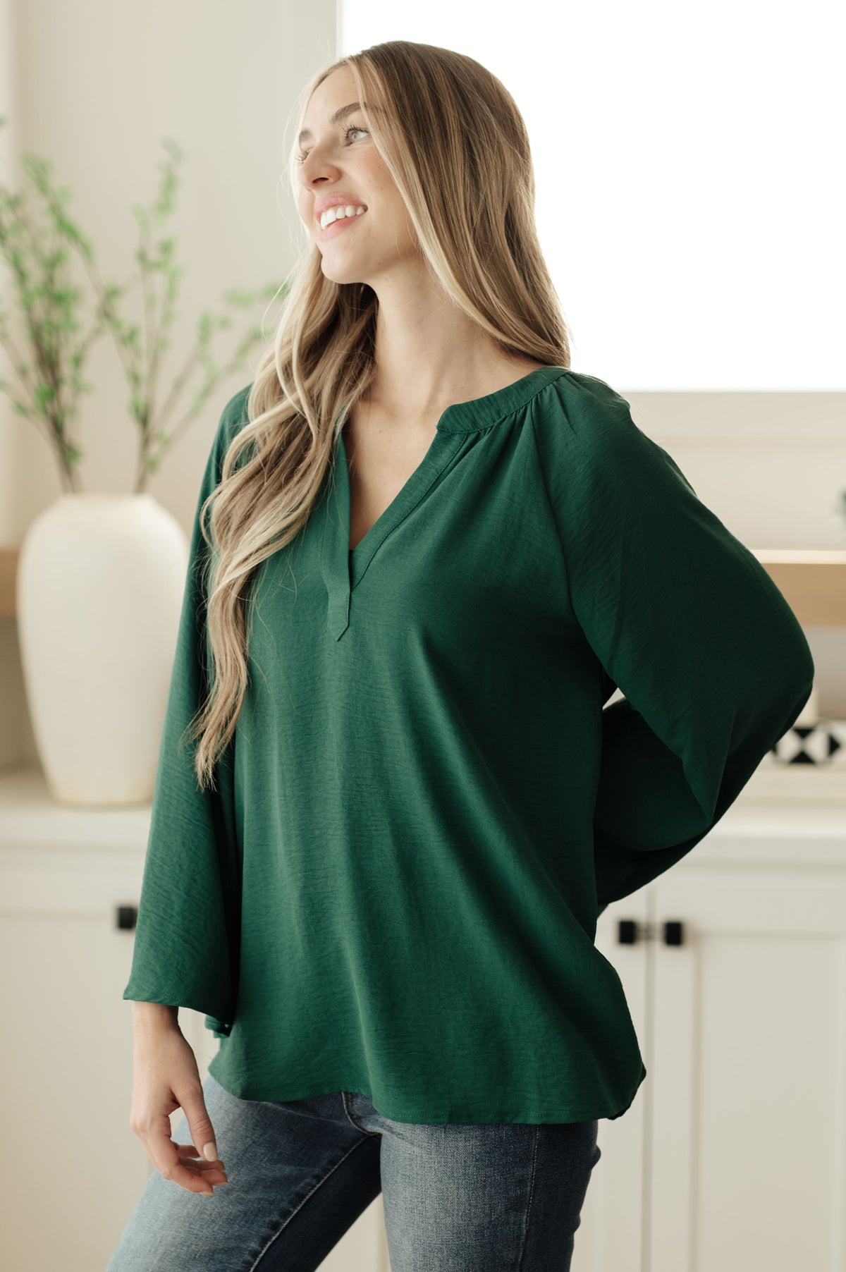 Climb On V-Neck Blouse - 11/8/2024