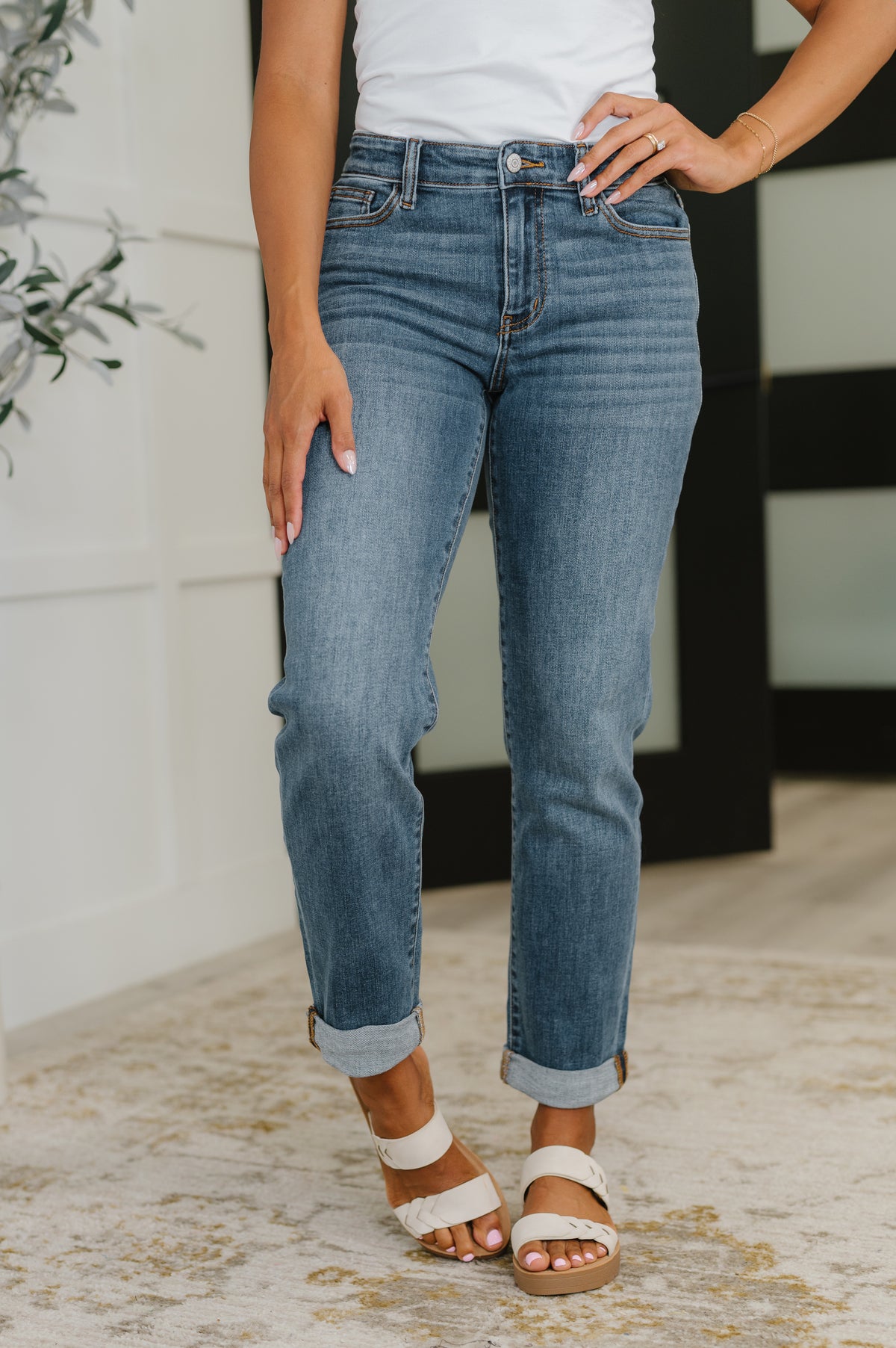 Colette Mid Rise Boyfriend Classic Cuffed - 7/29/2026