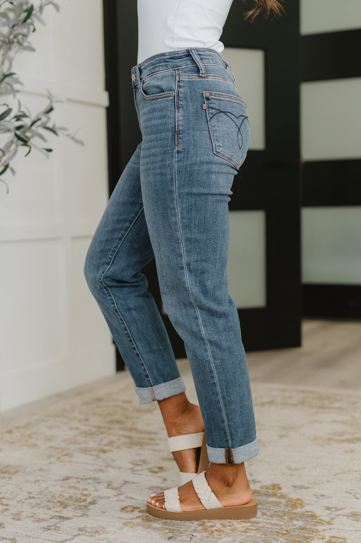 Colette Mid Rise Boyfriend Classic Cuffed - 7/29/2026
