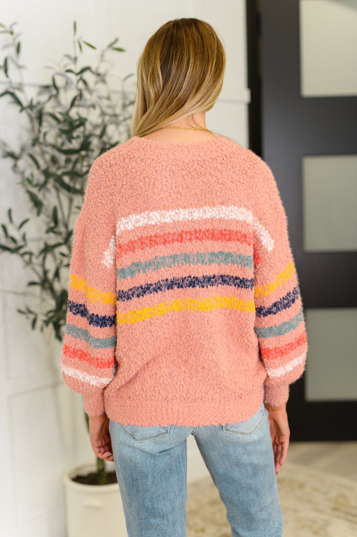 Color Me Cute Fuzzy Knit Pullover - 8/26/2025