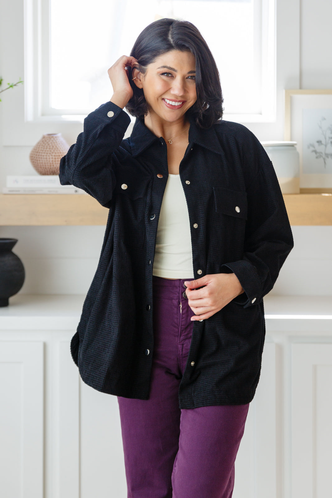 Come Rain or Shine Button Down Top - 10/2/2025