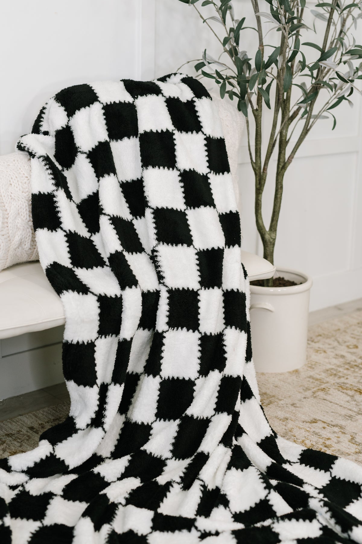 Cookies & Cream Checks Blanket - 11/21/2025