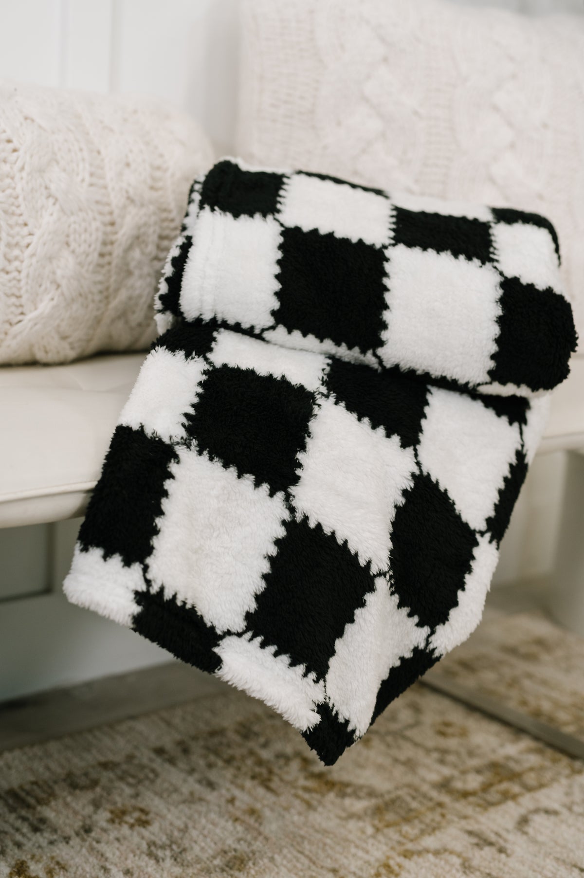 Cookies & Cream Checks Blanket - 11/21/2025