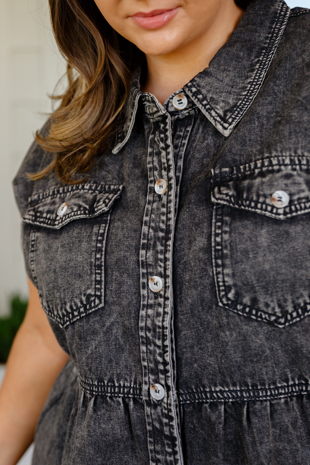 Cool and Carefree Denim Button Down - 8/31/2023