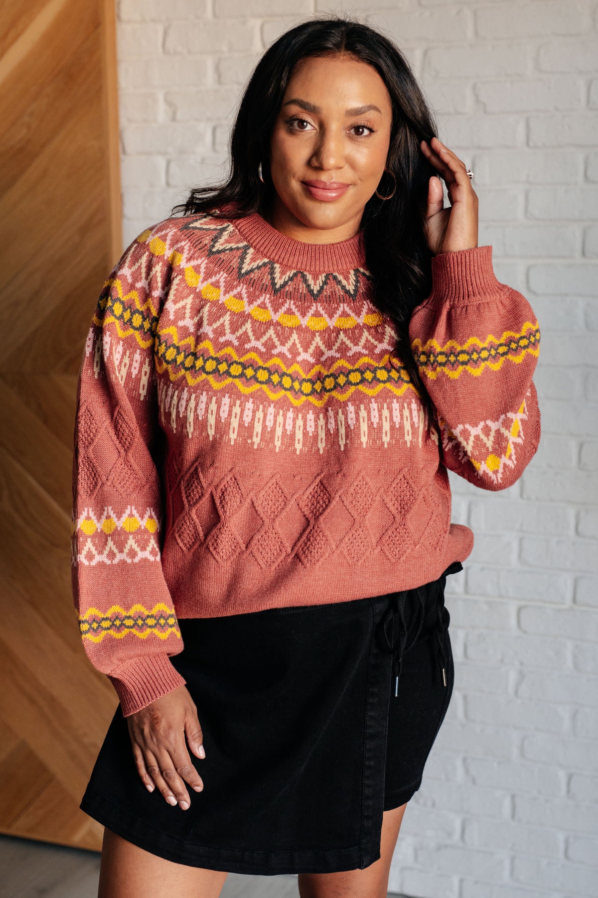 Cozy Chalet Fair Isle Sweater - 11/14/2024