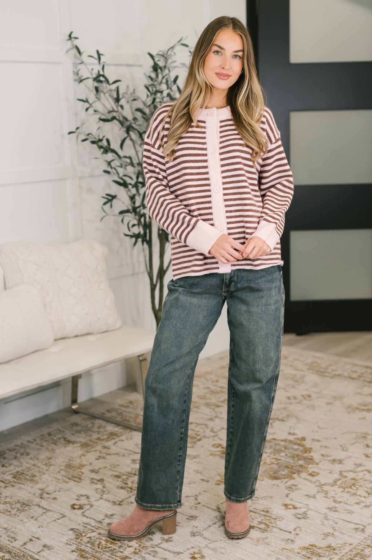 Cozy Coquette Button Down Cardigan - 10/27/2026