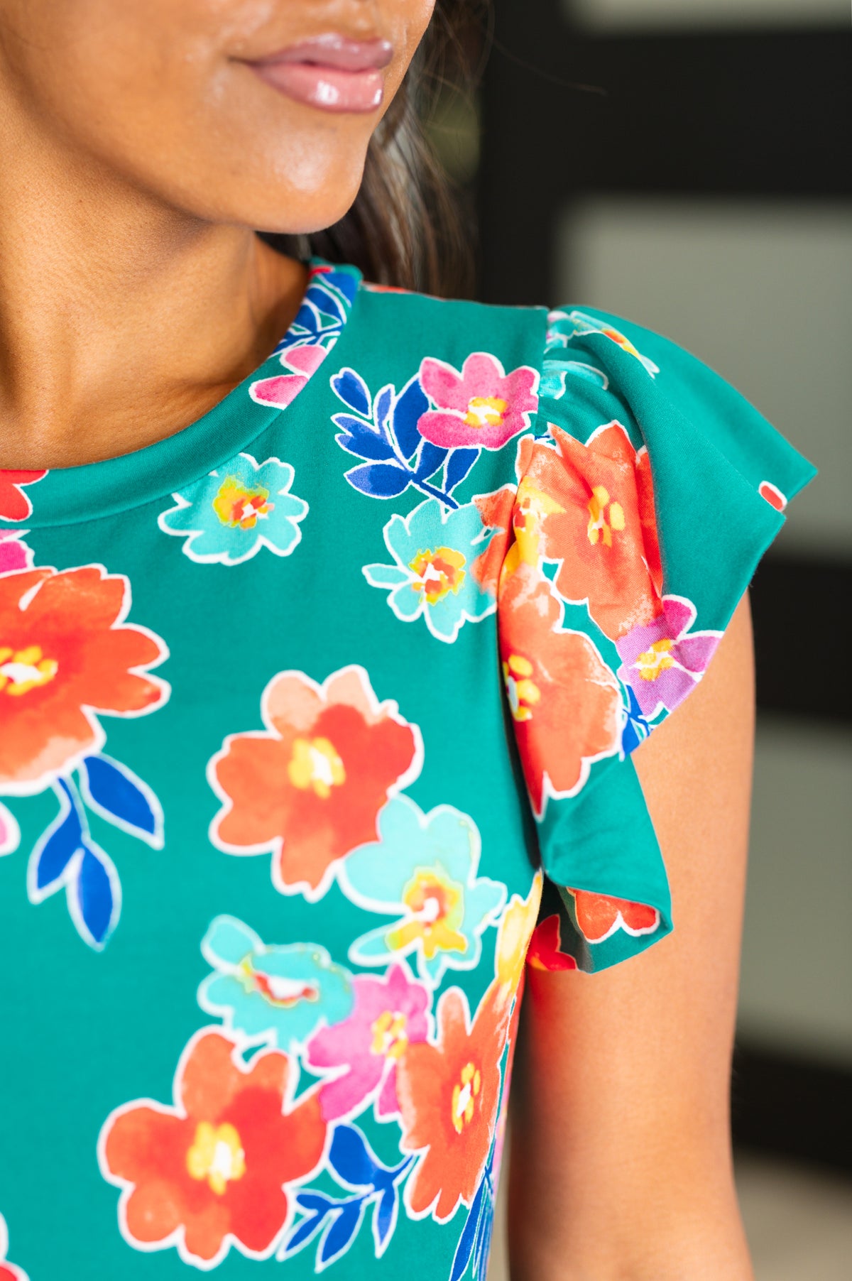 Daisy Me Rollin' Flutter Sleeve Dress - 5/20/2025