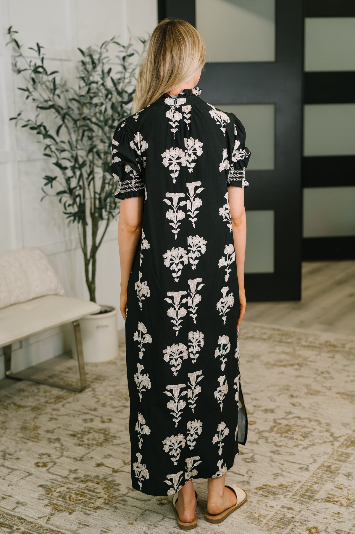 Dark Darlin' Puff Sleeve Maxi Dress - 7/28/2026