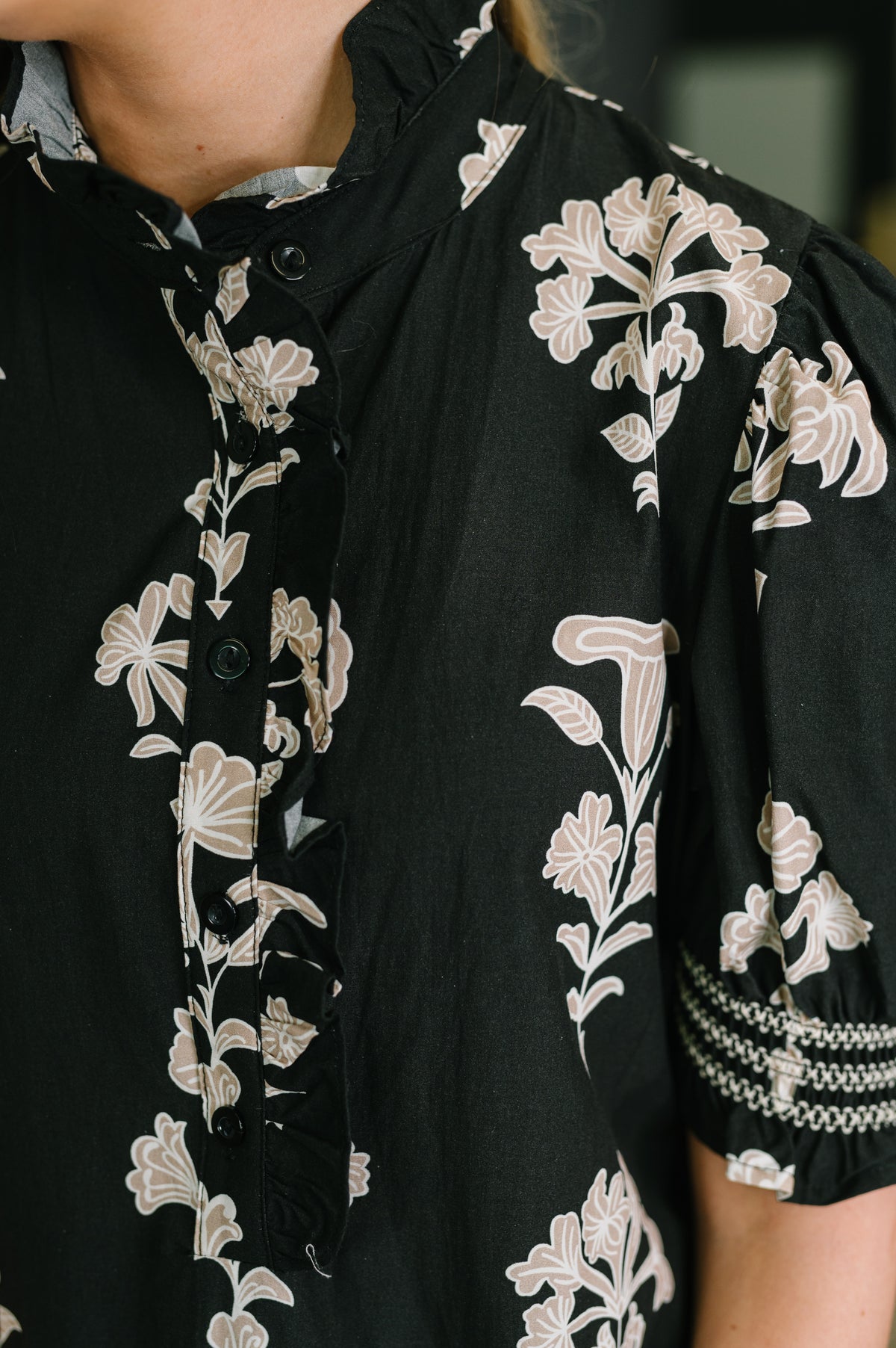 Dark Darlin' Puff Sleeve Maxi Dress - 7/28/2026