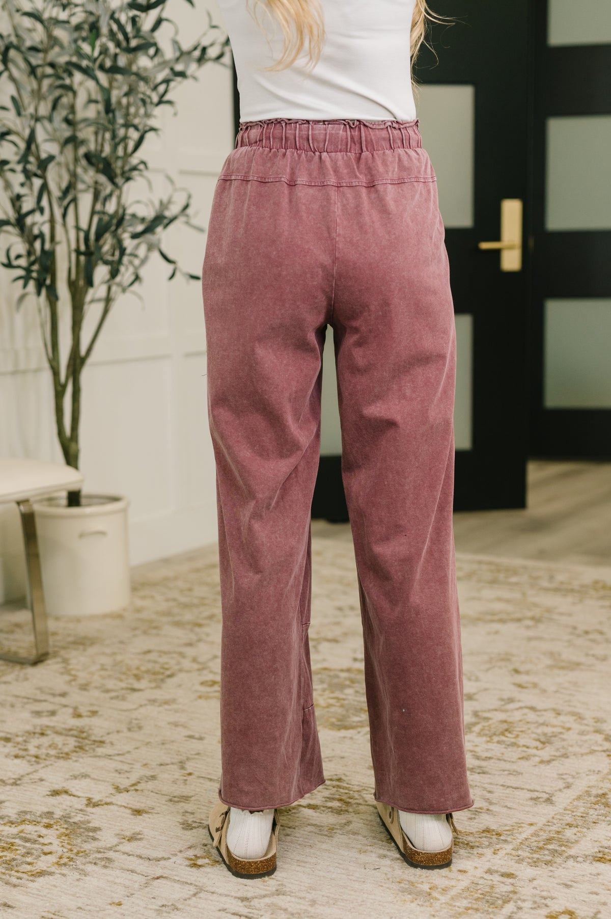 Darlin' So It Goes Mineral Wash High Waisted Sweats - 9/15/2026