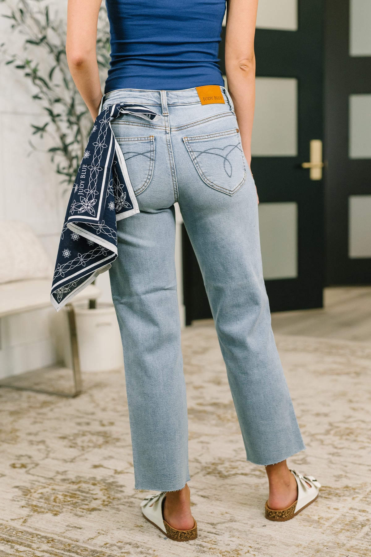 Dawn Mid Rise Ankle Straight w Bandana Loop - 5/27/2026