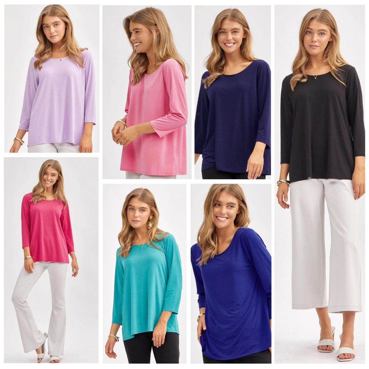 Dear Scarlett Signature Classic Round Neck Top - Summer 25 Capsule