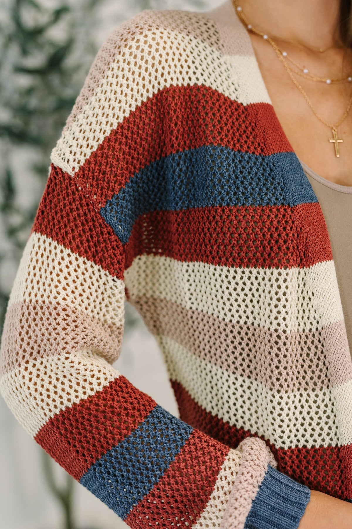 Definitely Dapper Striped Knit Cardigan - 10/10/2025