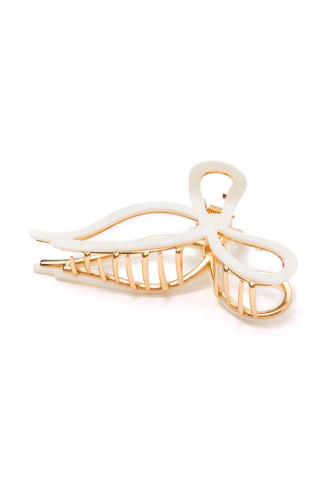 Delicate Bow Claw Clip in White - 9/14/2023