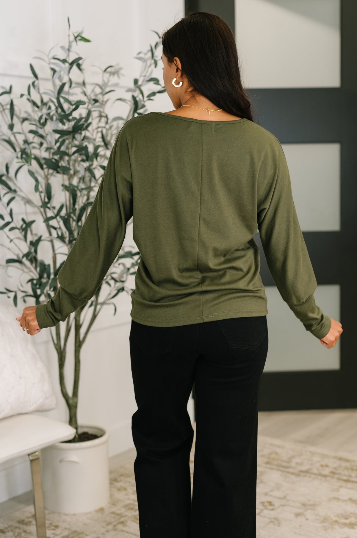 Dinner Plans Dolman Long Sleeve - 11/25/2025